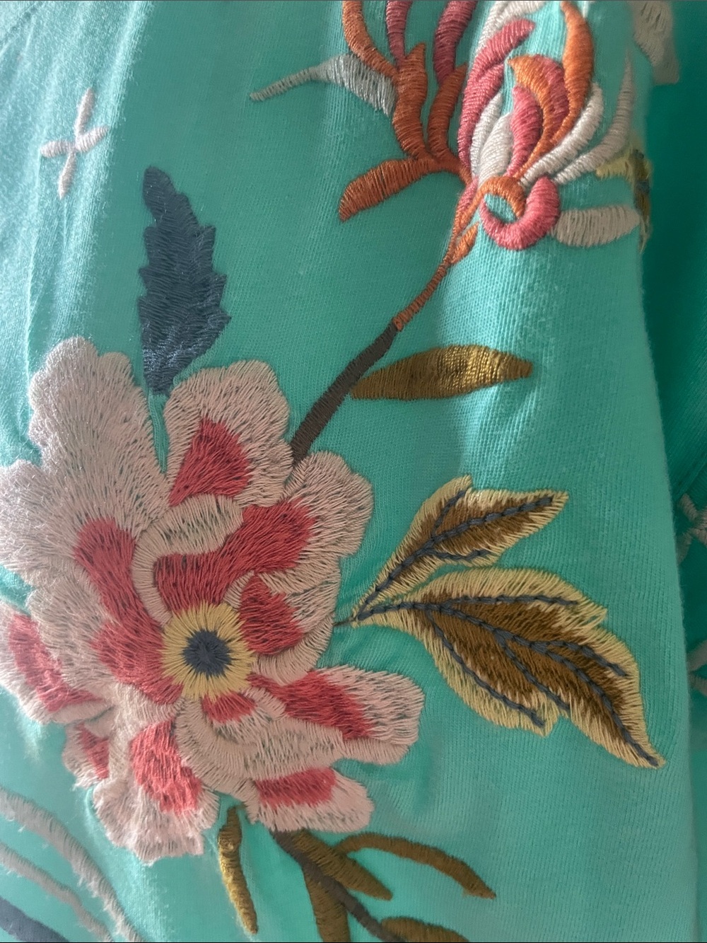 Johnny Was Embroidered “Dreamer” tee shirt - Picture 3 of 7
